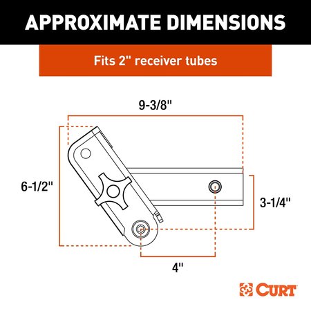 Curt ActiveLink 2 Receiver Shank 18402